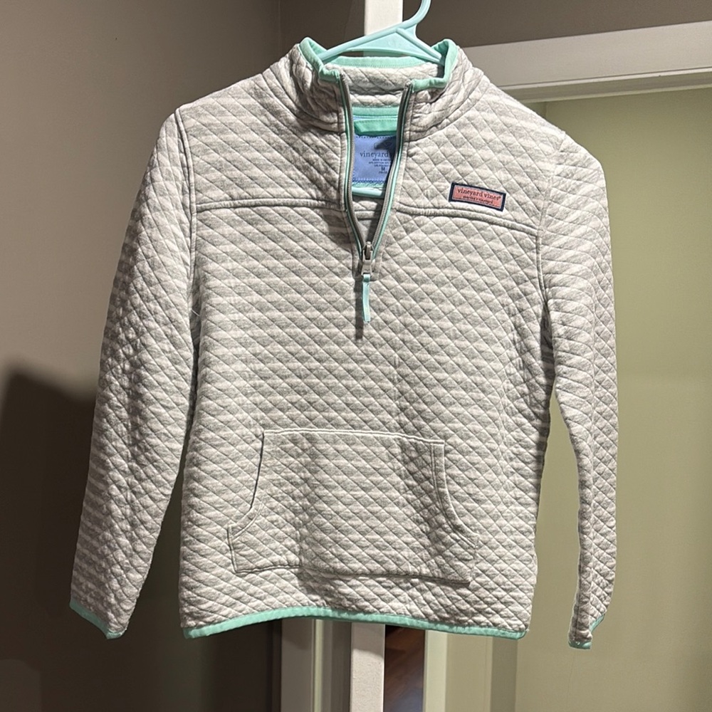 Kids Gray Quilted Jacket